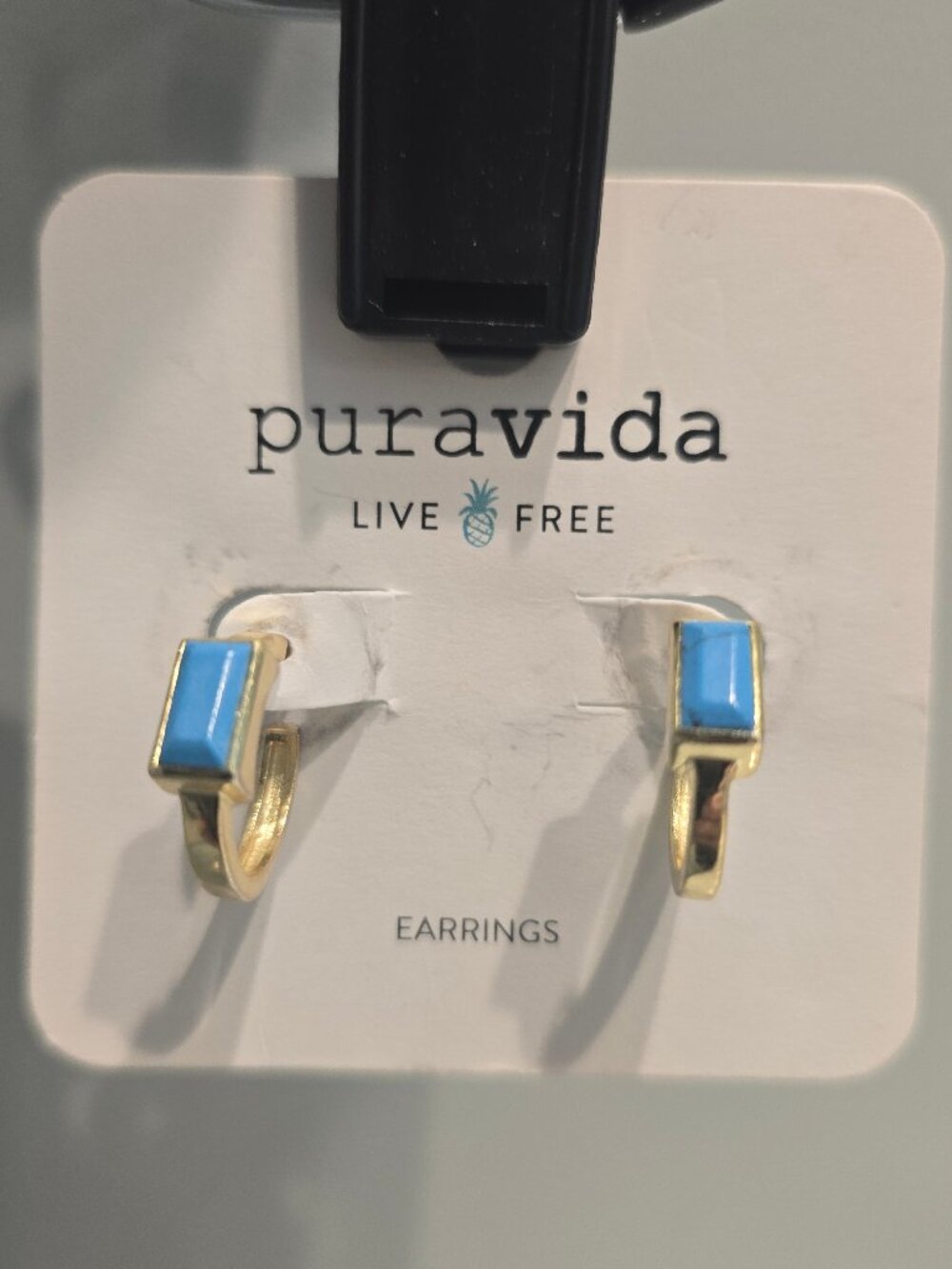 NWT Puravida Tulum Hoop Earrings